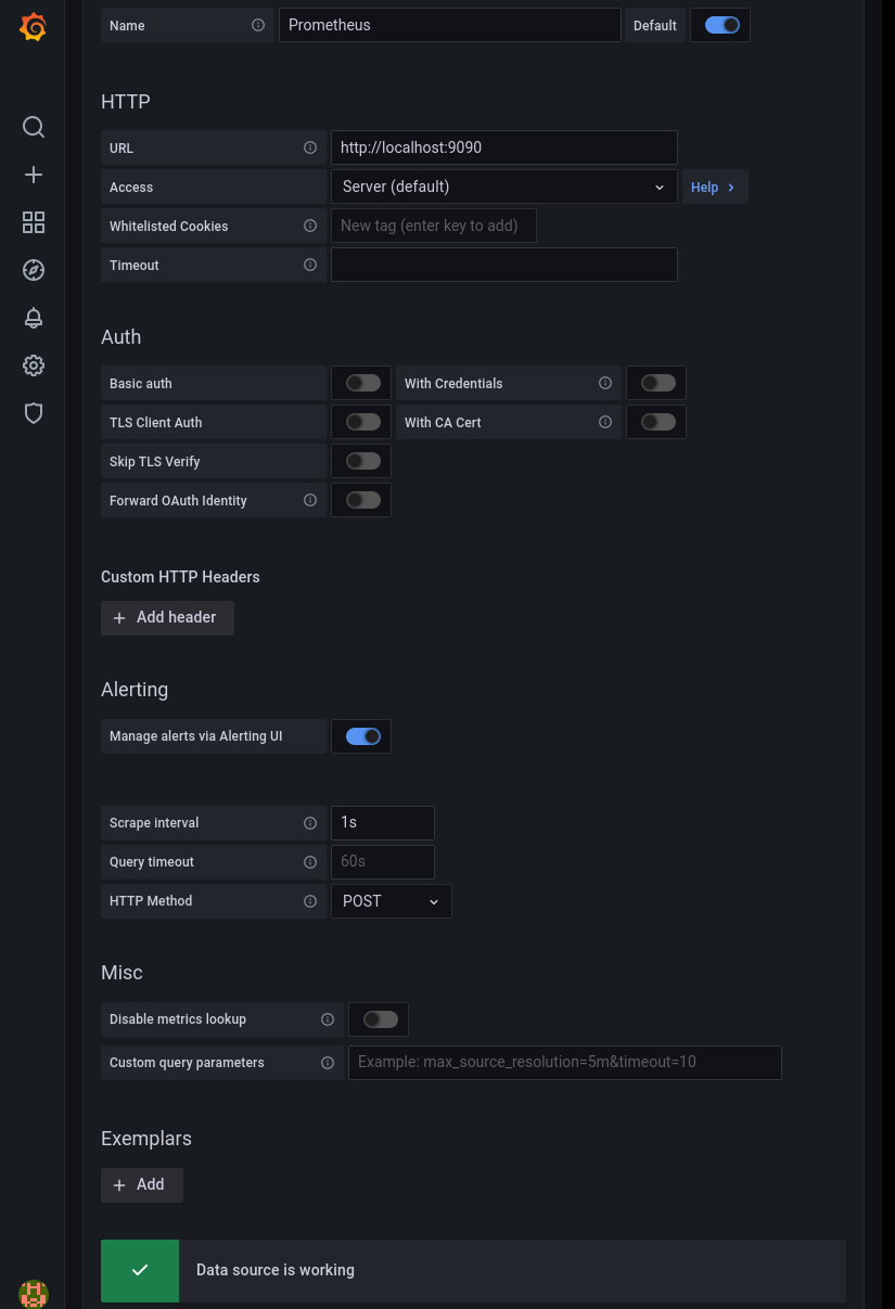 Grafana Prometheus Configuration